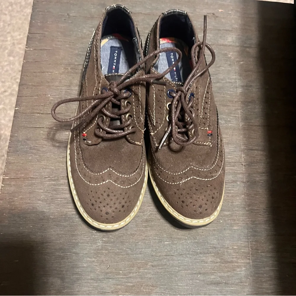 Tommy Hilfiger Dark Brown Lace-Up Shoes